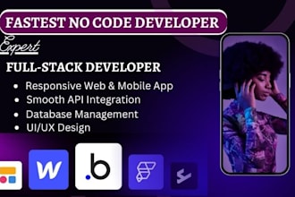 bubble io developer no code bubble app website development saas flutterflow mvp