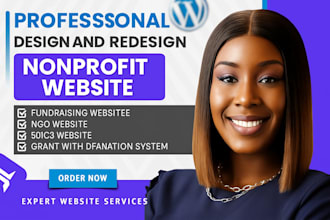 nonprofit website for charity, 501c3 ngo fundraising, grant with donation system