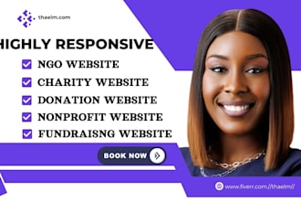 design non profit website for nonprofit ngo  website charity website redesign