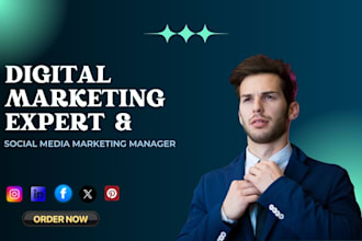 be your faithful content creator and manager of social media marketing