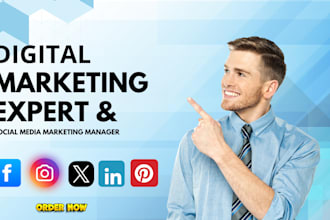 be your faithful content creator and manager of social media marketing
