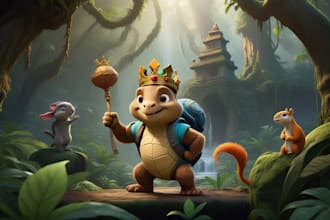 animate your children storybook illustration using ai