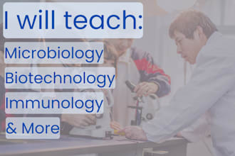 teach microbiology and biotechnology