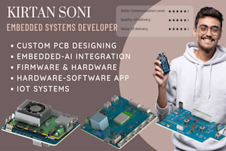 develop embedded hardware and firmware