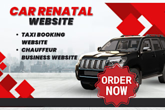 do professional taxi booking website car rental chauffeur website
