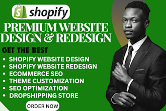 build shopify website design shopify website redesign shopify store design seo