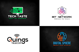 design a unique nft tech business startup app and software logo