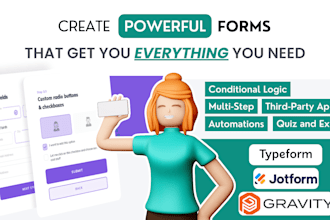 design jotform, typeform google cognito form online survey, leads questionnaire