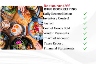 bookkeeping in restaurant365 software