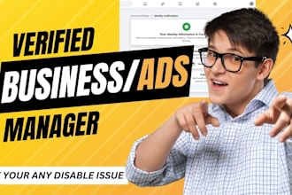 create new verified bm or new verified fb business manager and ad account fb ads