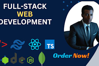 develop mern stack web as mern stack developer, full stack developer