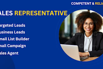 be your commission, sales representative, sales closer, sales agent