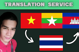 translate myanmar burmese cambodian vietnamese to thai or vice versa