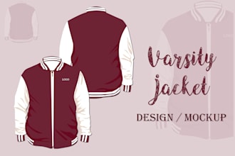 design letterman jacket or varsity jacket for your brand