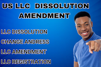 do llc amendment, llc dissolution ,llc reinstatement, llc address change