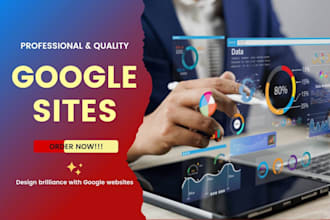 build google sites website small business, SEO ranking, landing page website