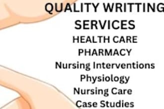 deliver content that is well researched and plagiarism free