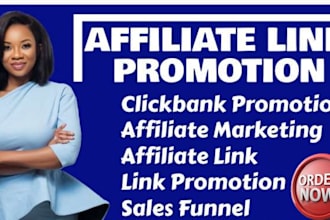 do affiliate link promotion and affiliate marketing