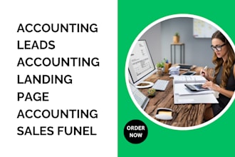 generate accounting leads accounting landing page accounting sales funnel