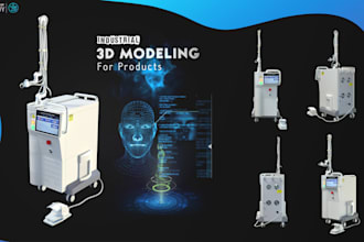 do 3d product modeling or hardsurface and realistic 3d rendering
