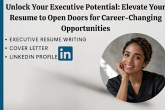 completely revamp executive CV, resume, ats CV, and linkedin profile for you