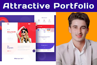 design creative portfolio website for freelancers online web