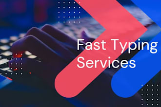 do a fast typing job, retype scanned documents, your typist