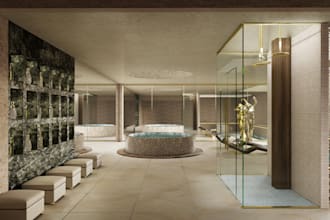 design and 3d render your spa, salon, wellness, or skincare clinic