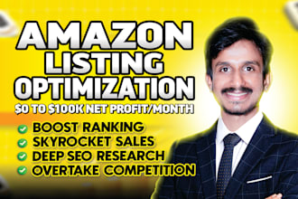 write amazon listing optimization and fba product description