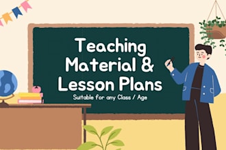 deliver teaching materials, presentations and lesson plans