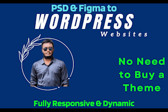 do psd to wordpress theme development