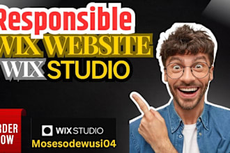 build an interactive and responsive website using wix studio