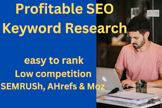 conduct keyword research and competitor analysis