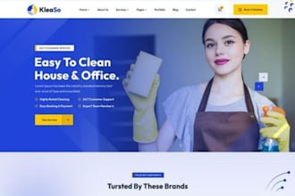 design cleaning service website house cleaning website office cleaning website