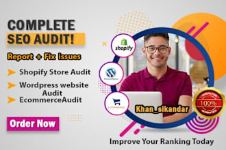 do website audit and provide a complete SEO action plan
