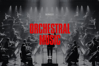 compose and produce orchestral music for your project