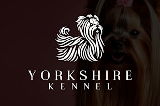 do minimalist kennel, yorkshire, pets logo