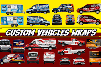 make eye catching your car and vehicle wrap, design trailers