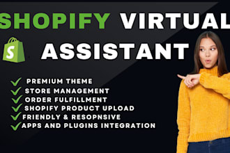 be your shopify VA for product listings, SEO, and store management