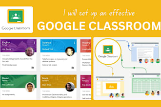 setup google classroom for school or business website to train employee