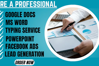 convert PDF to word, google docs, powerpoint, typing service
