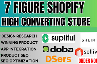 do shopify dropshipping store top product via shein selliva temu supliful dsers