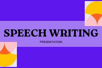 write a speech for any event