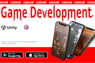 do mobile game development 2d 3d unity game as unity developer
