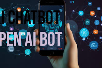 develop ai chatgpt web application, ai saas app, ai chatbot and ai software