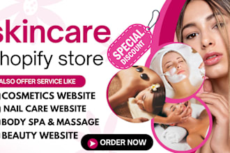 skincare shopify store beauty makeup cosmetics skincare store skincare website