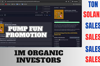 run telegram ads, forex, memecoin promotion to 50m investors, telegram promotion