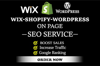 do on page seo for your wordpress shopify website with robots txt, schema markup
