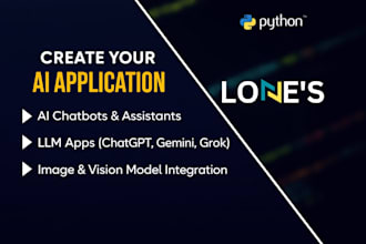 create chat gpt, ai , llm applications and websites