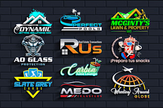 do trendy creative logo design and redesign